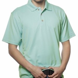 Cubavera Mens Golf Polo Green Small